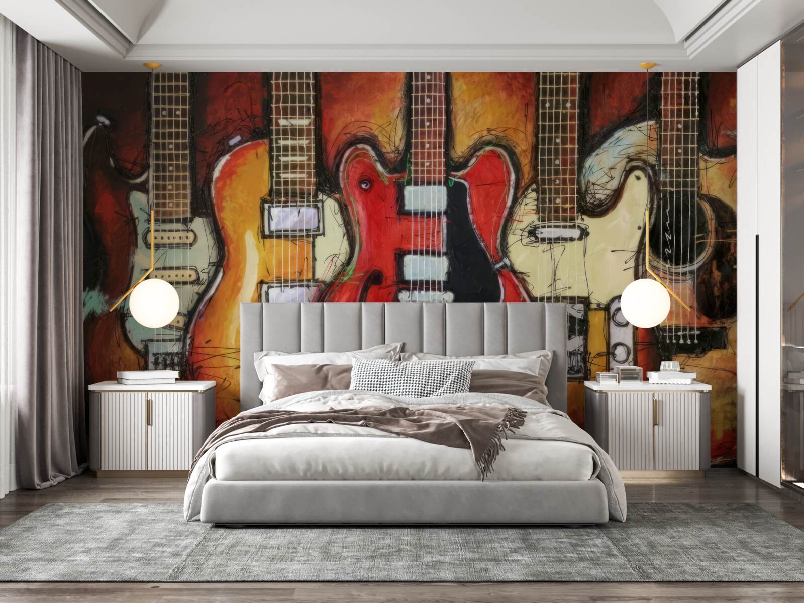 Fototapeta gitary rôznych prevedení