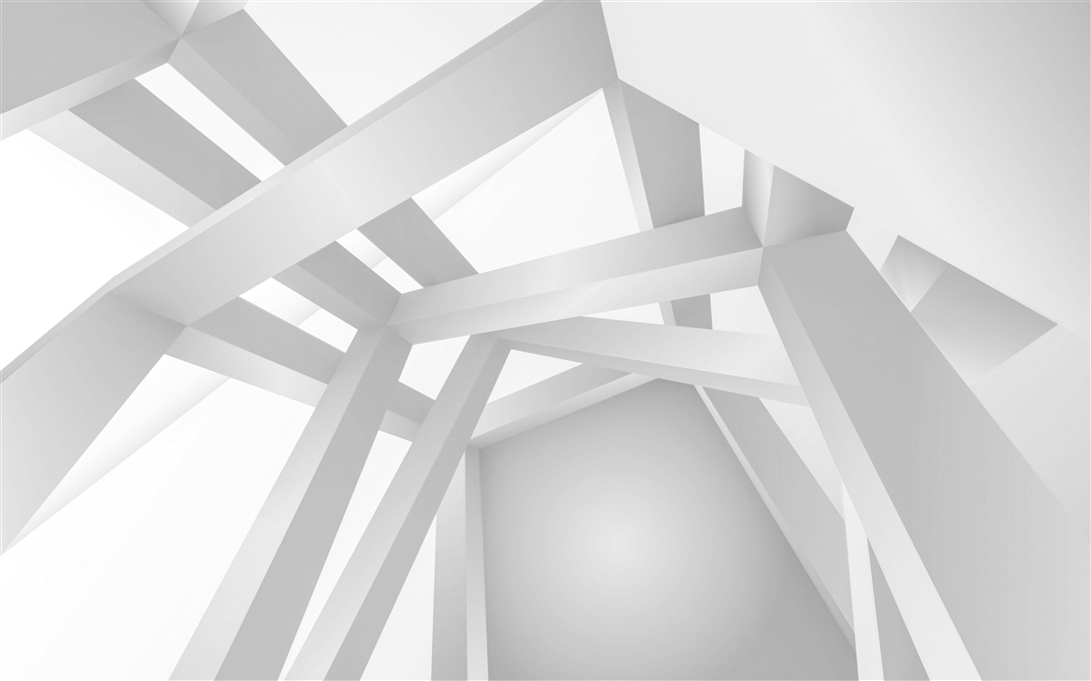 Fototapeta objemová abstraktná kompozícia v šedej farbe