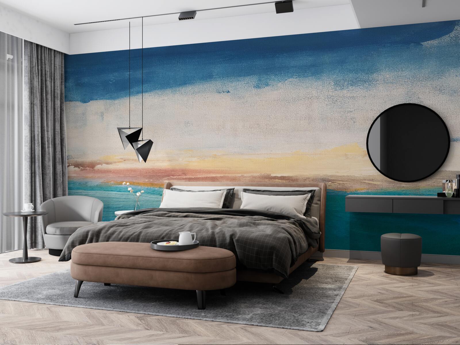 Fototapeta maliarske ťahy v rôznych farbách