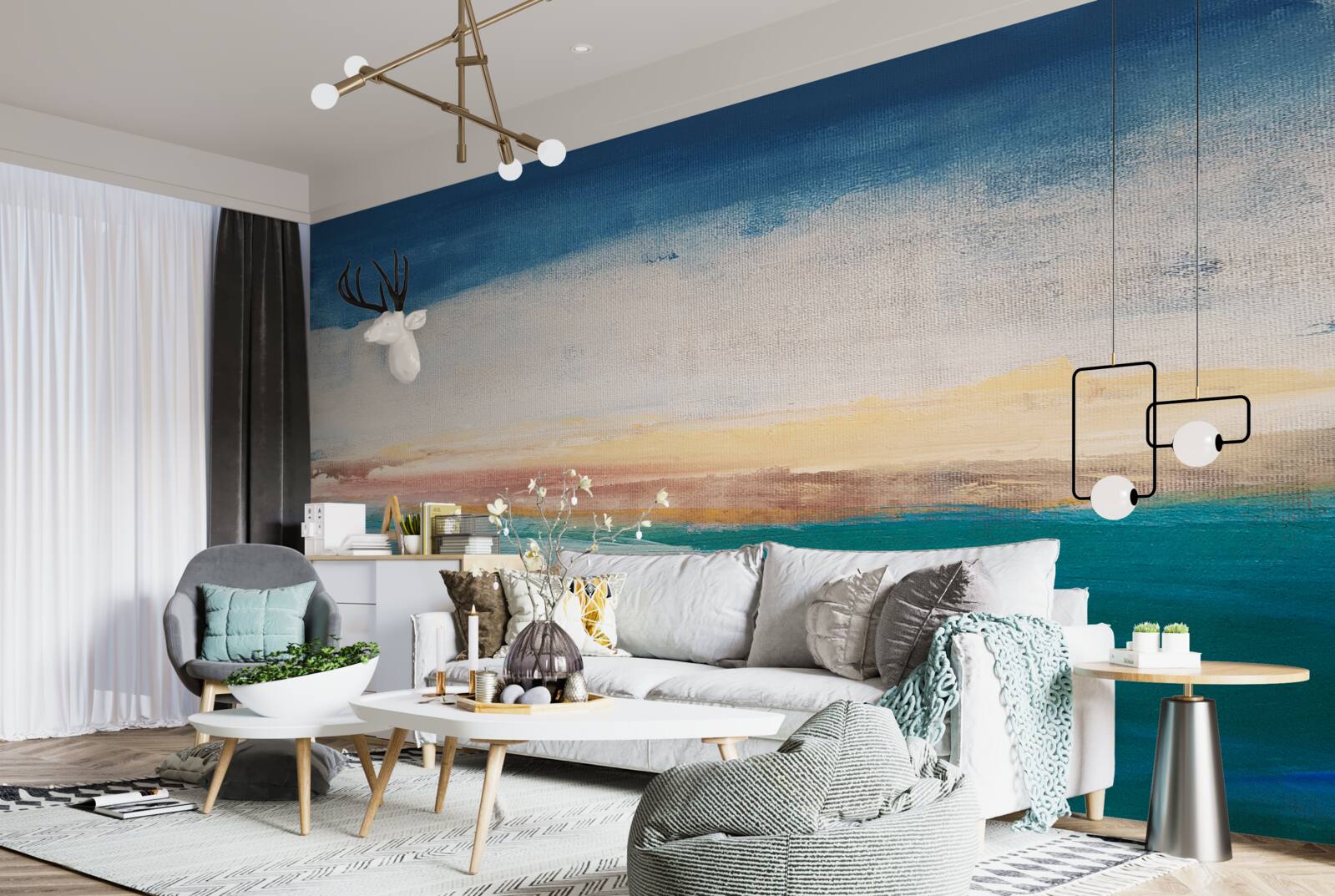 Fototapeta maliarske ťahy v rôznych farbách