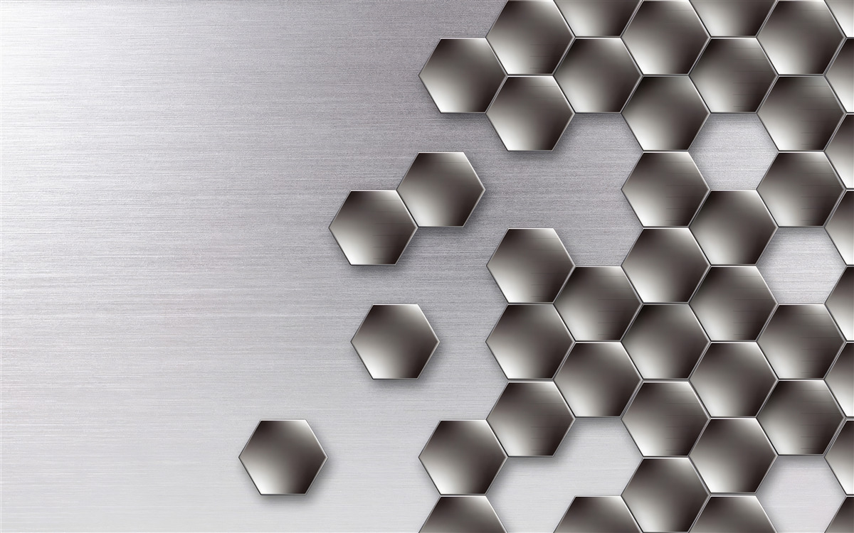 Fototapeta malé čierne šesťuholníky