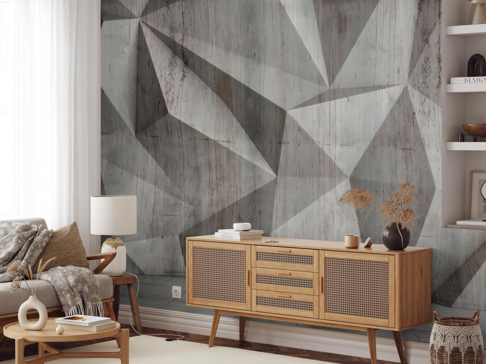 Fototapeta povrch s konvexnými geometrickými tvarmi