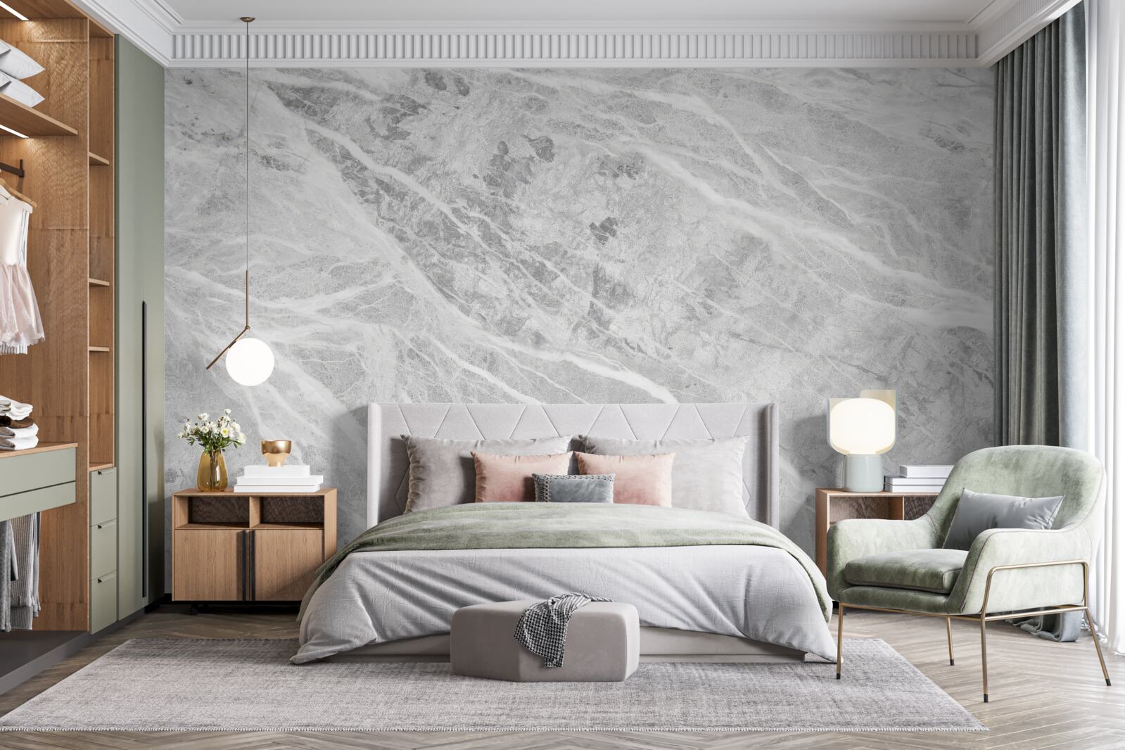 Fototapeta šedé mramorové pozadie