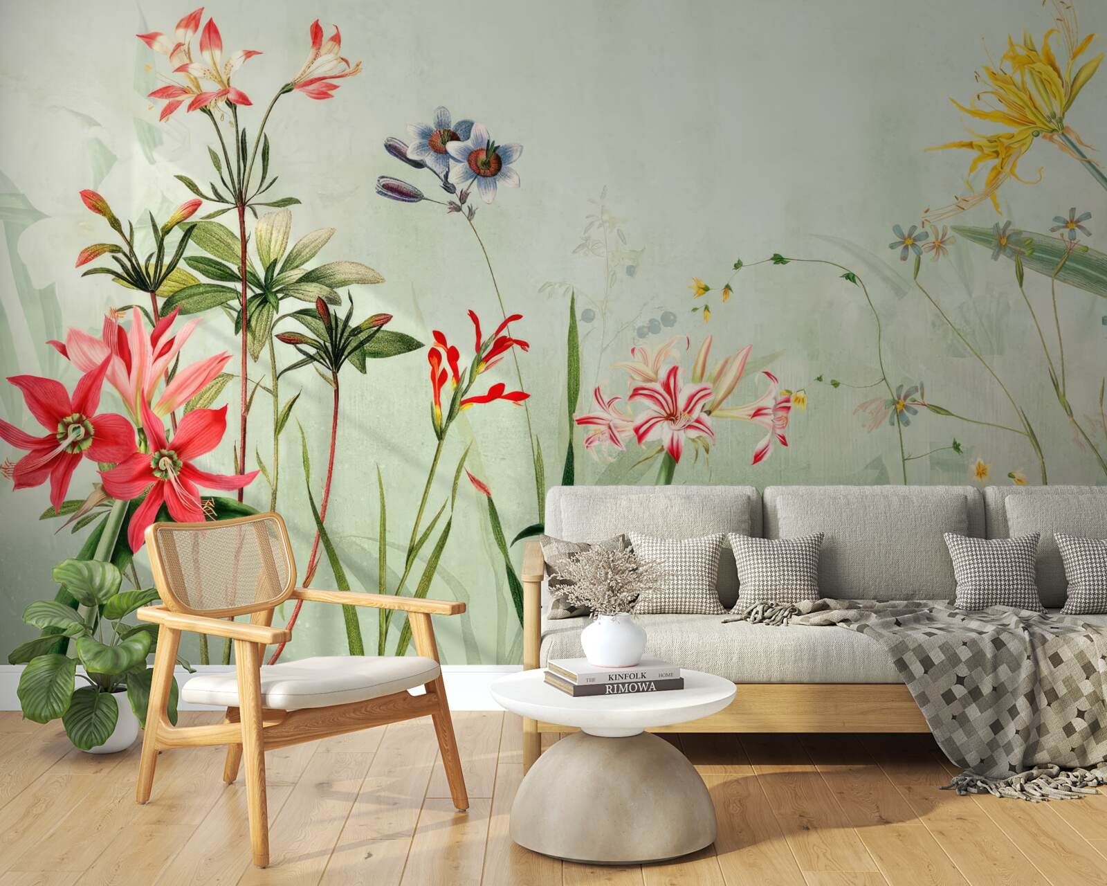 Fototapeta hmla zahalila kvety