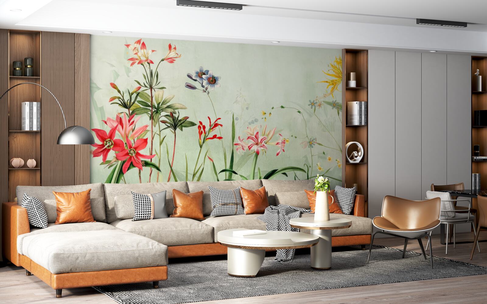 Fototapeta hmla zahalila kvety