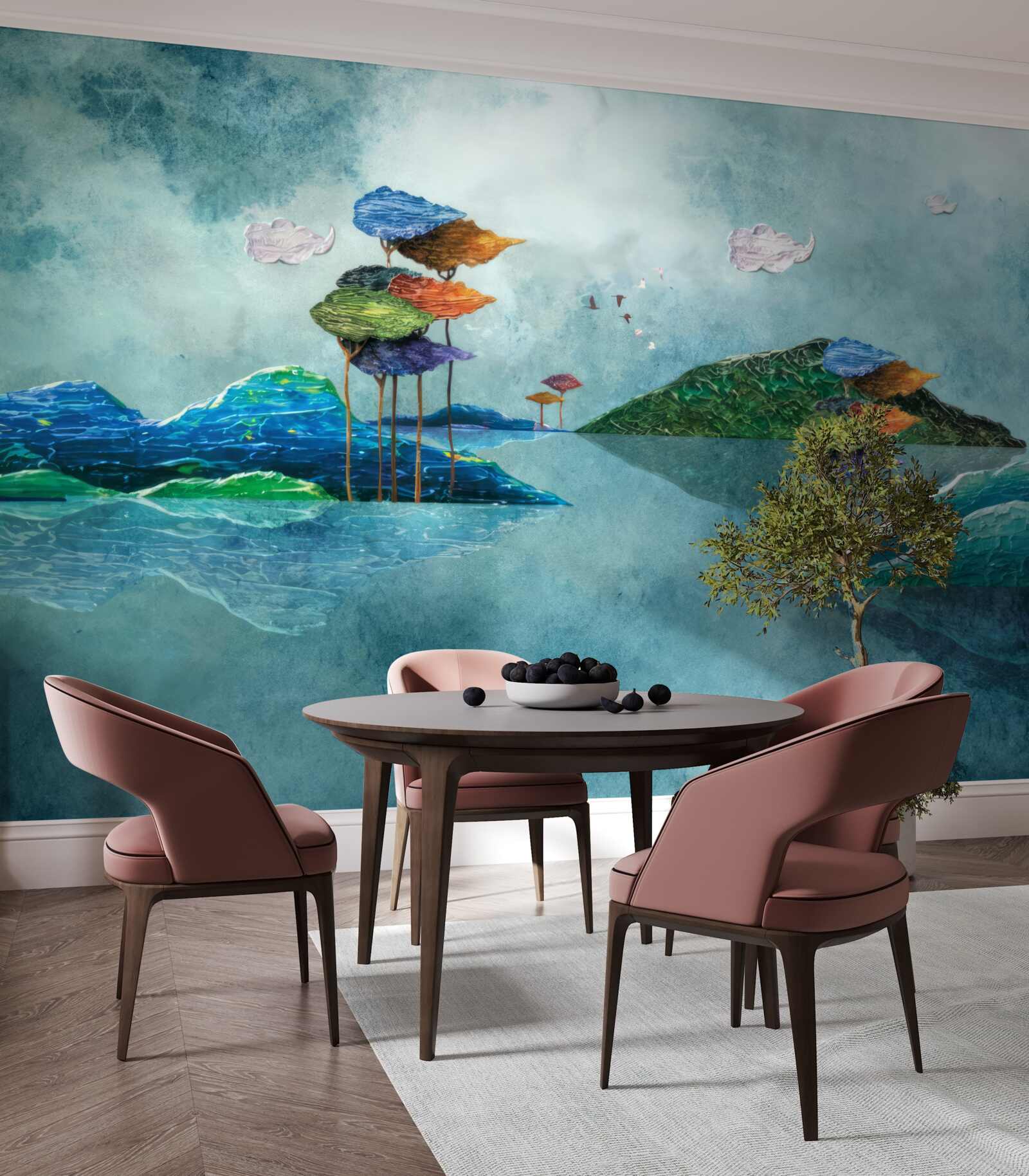 Fototapeta ostrov zobrazený na obraze