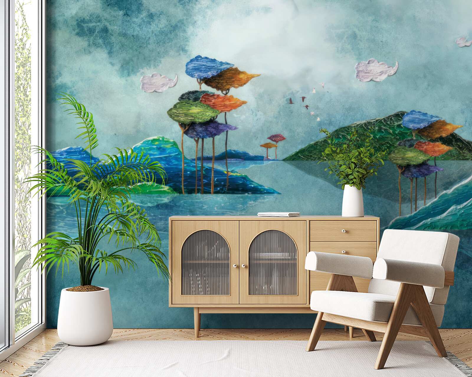 Fototapeta ostrov zobrazený na obraze