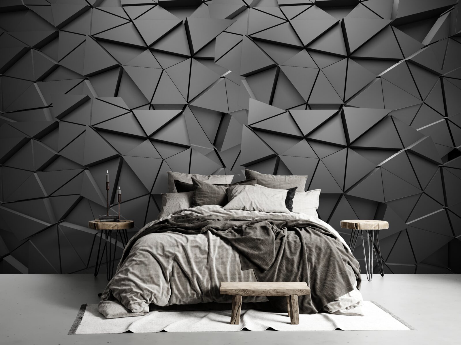 Fototapeta sivé čísla s objemom