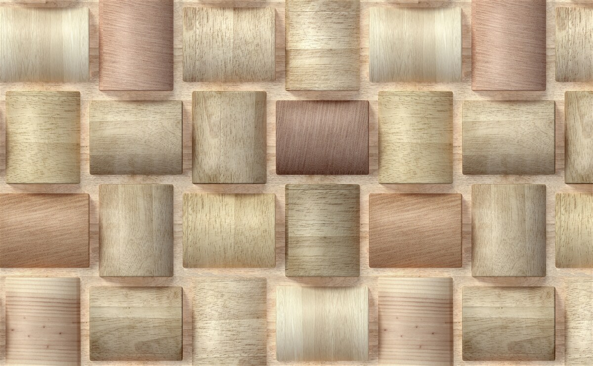 Fototapeta obdĺžniky s objemom v rôznych farbách