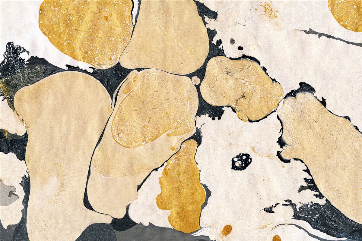 Fototapeta škvrny v bielej, čiernej a hnedej farbe