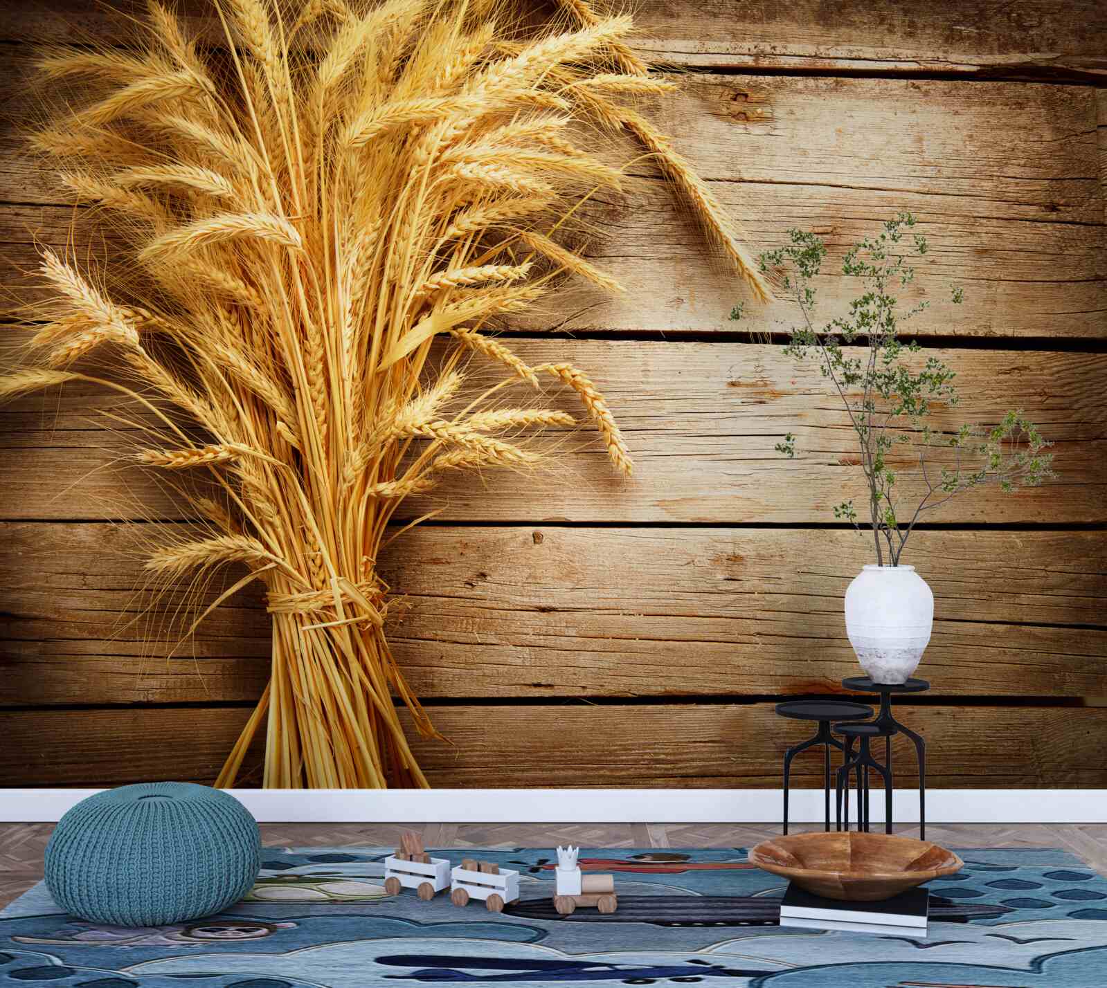 Fototapeta zväzok pšeničných klasov