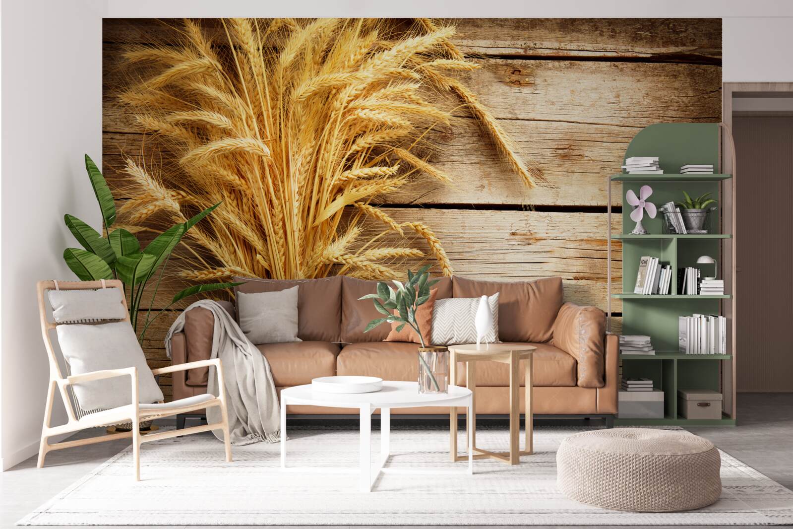 Fototapeta zväzok pšeničných klasov