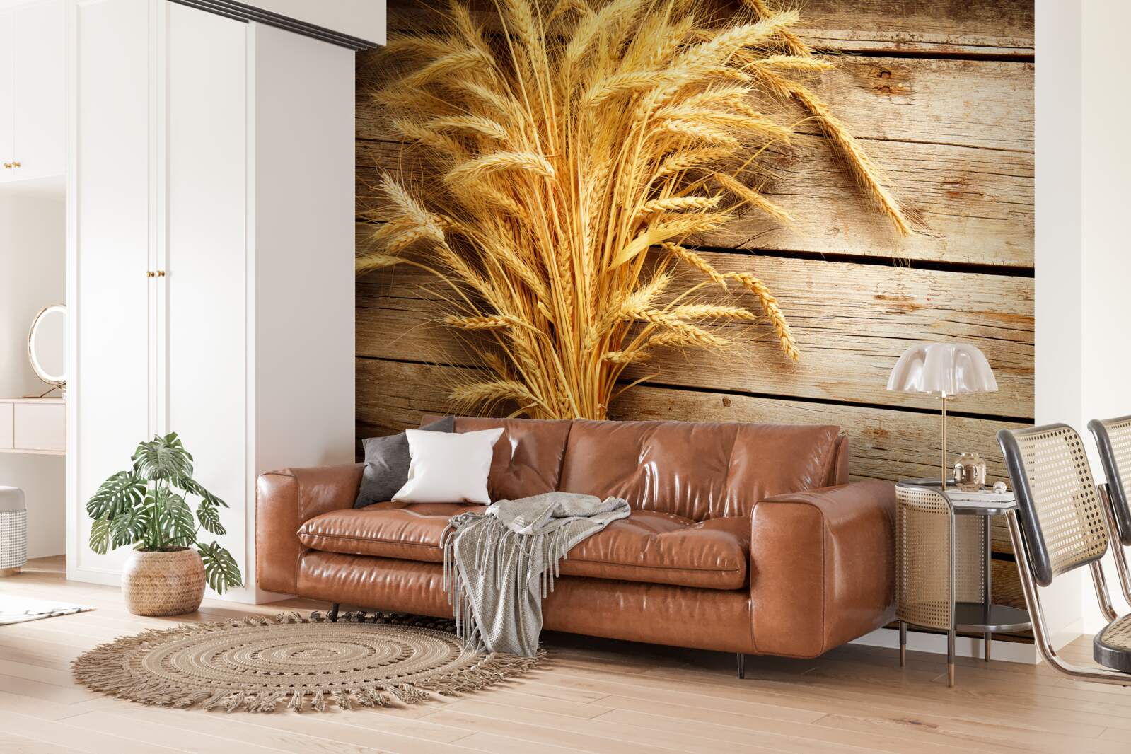 Fototapeta zväzok pšeničných klasov