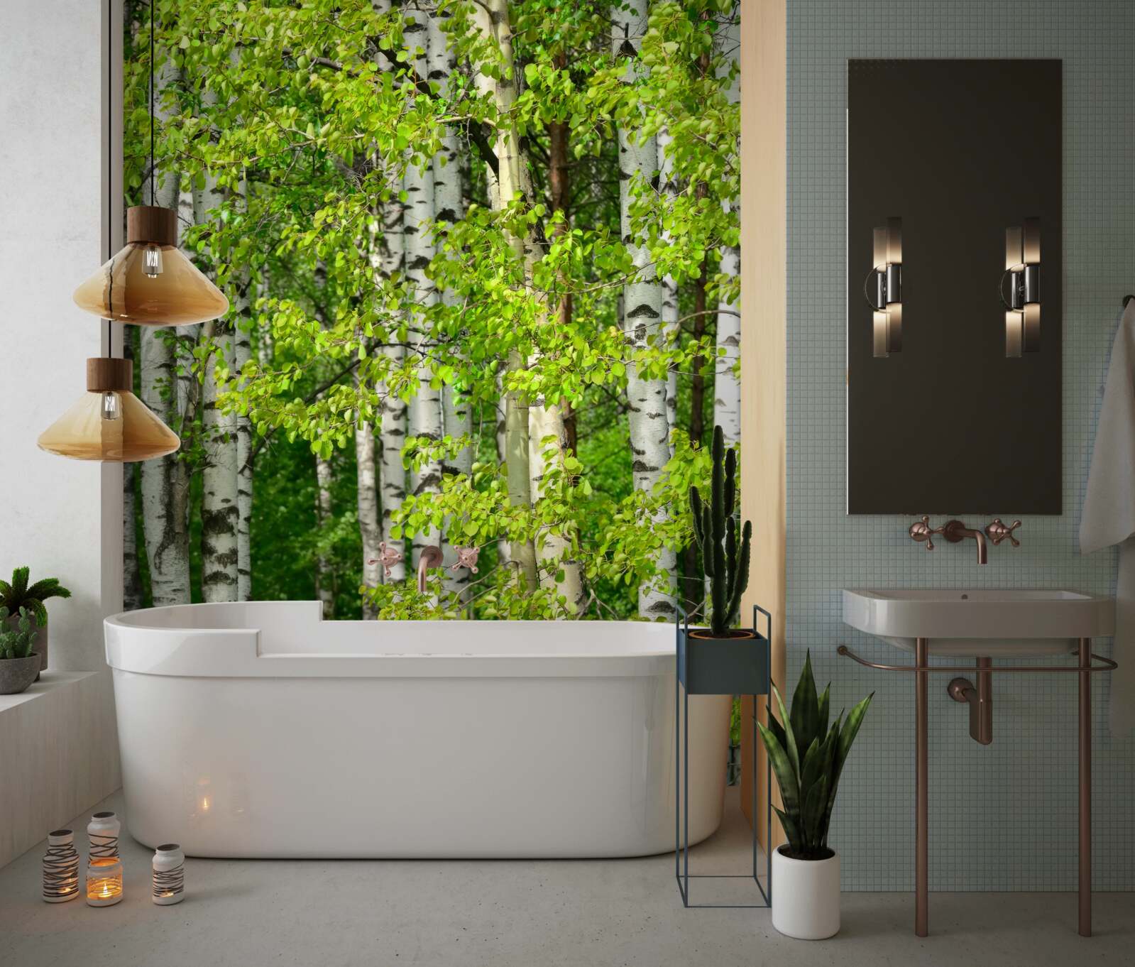 Fototapeta brezový les