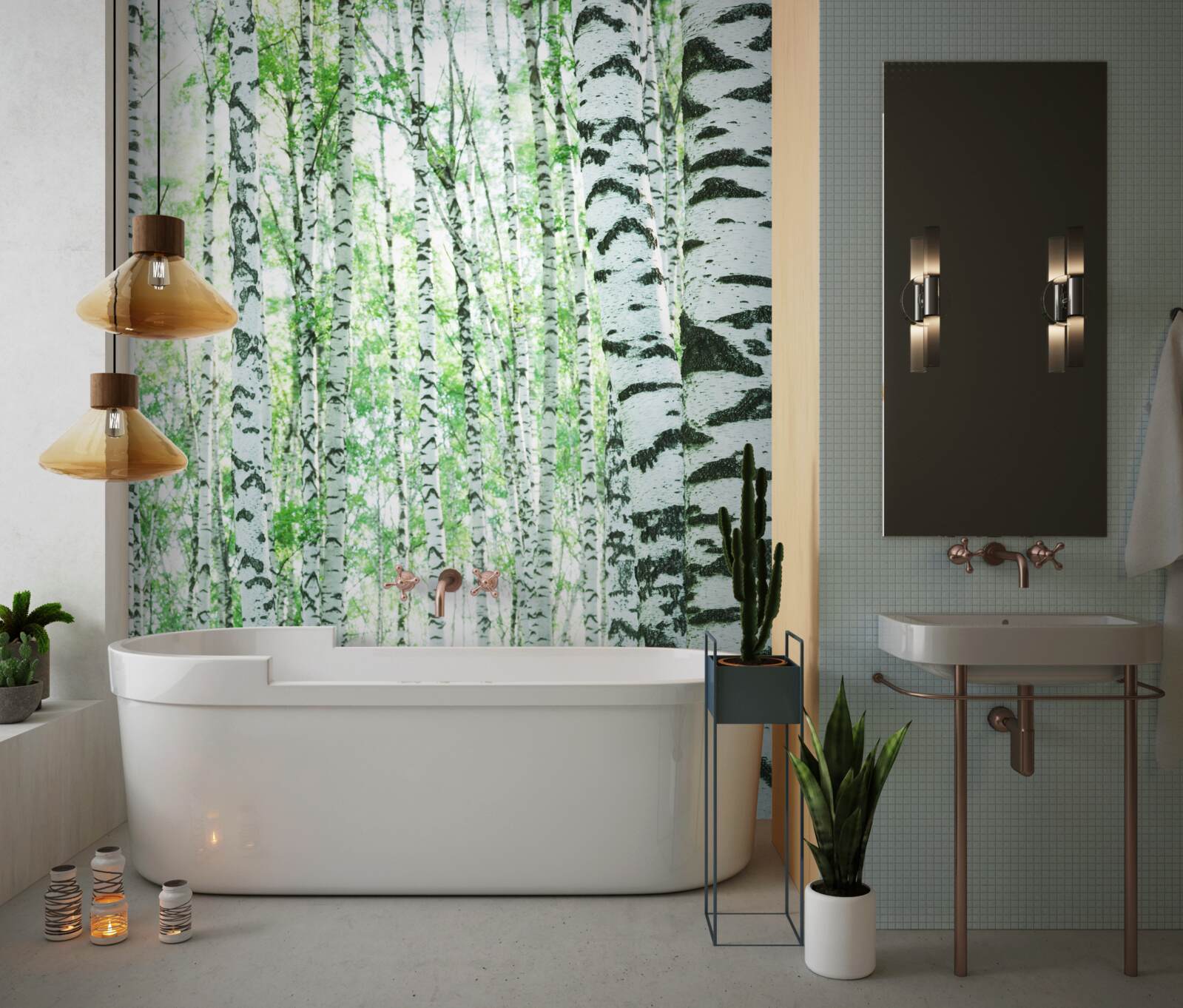 Fototapeta svetlé brezy