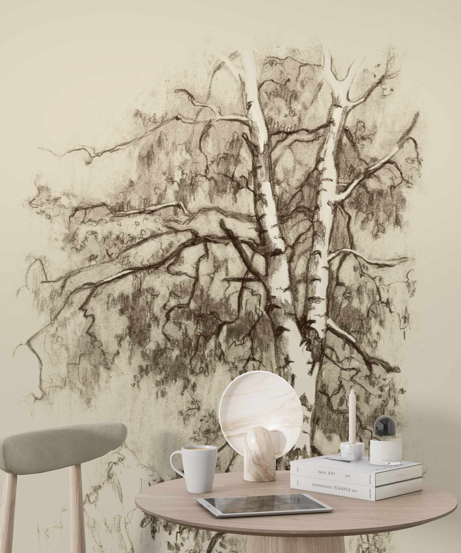 Fototapeta breza na fotke