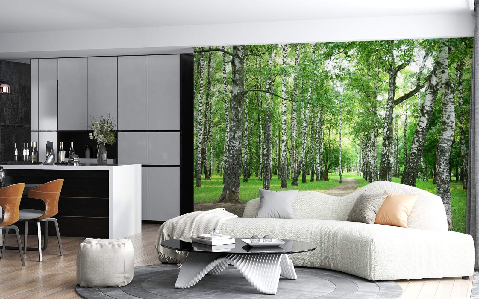 Fototapeta cesta vedúca do lesíka