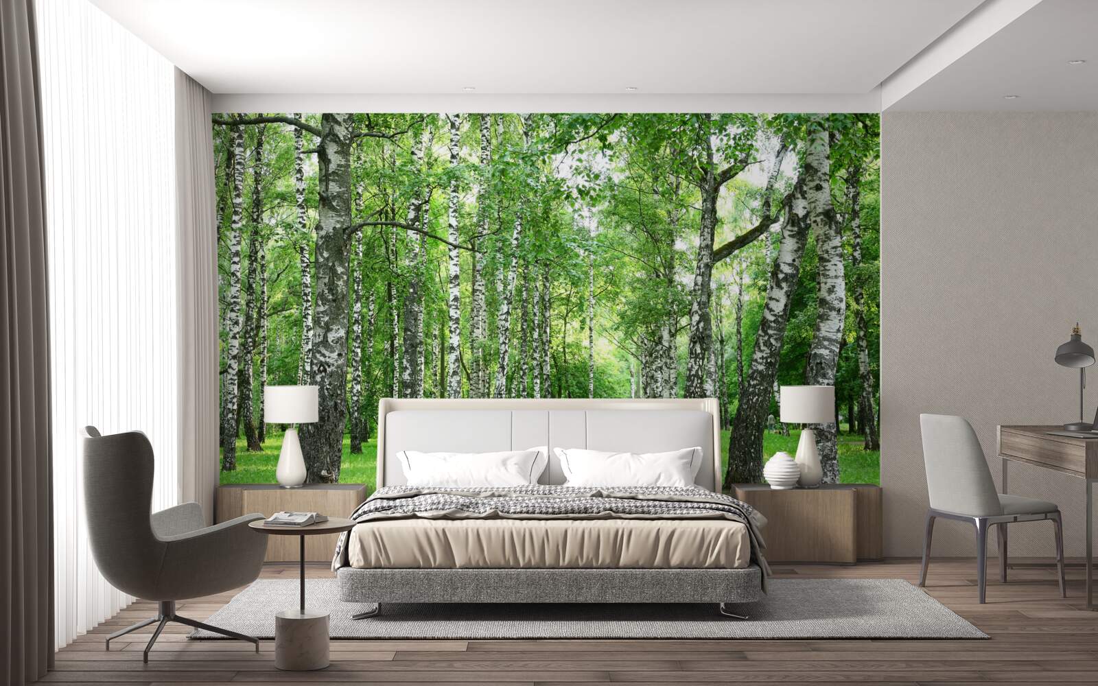 Fototapeta cesta vedúca do lesíka