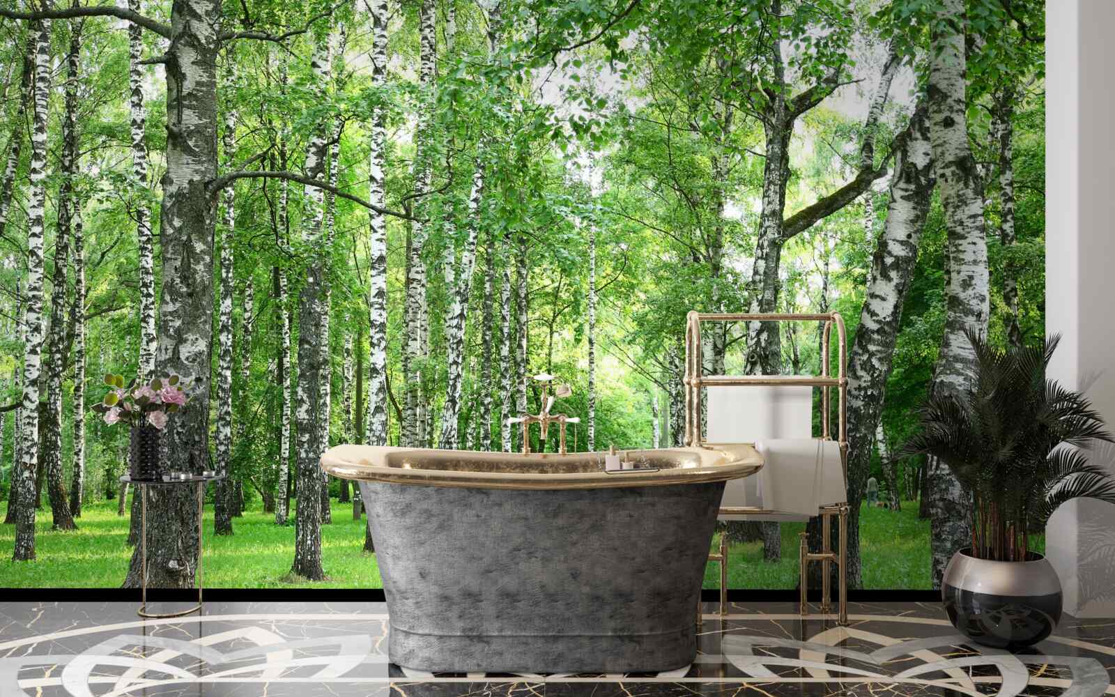 Fototapeta cesta vedúca do lesíka