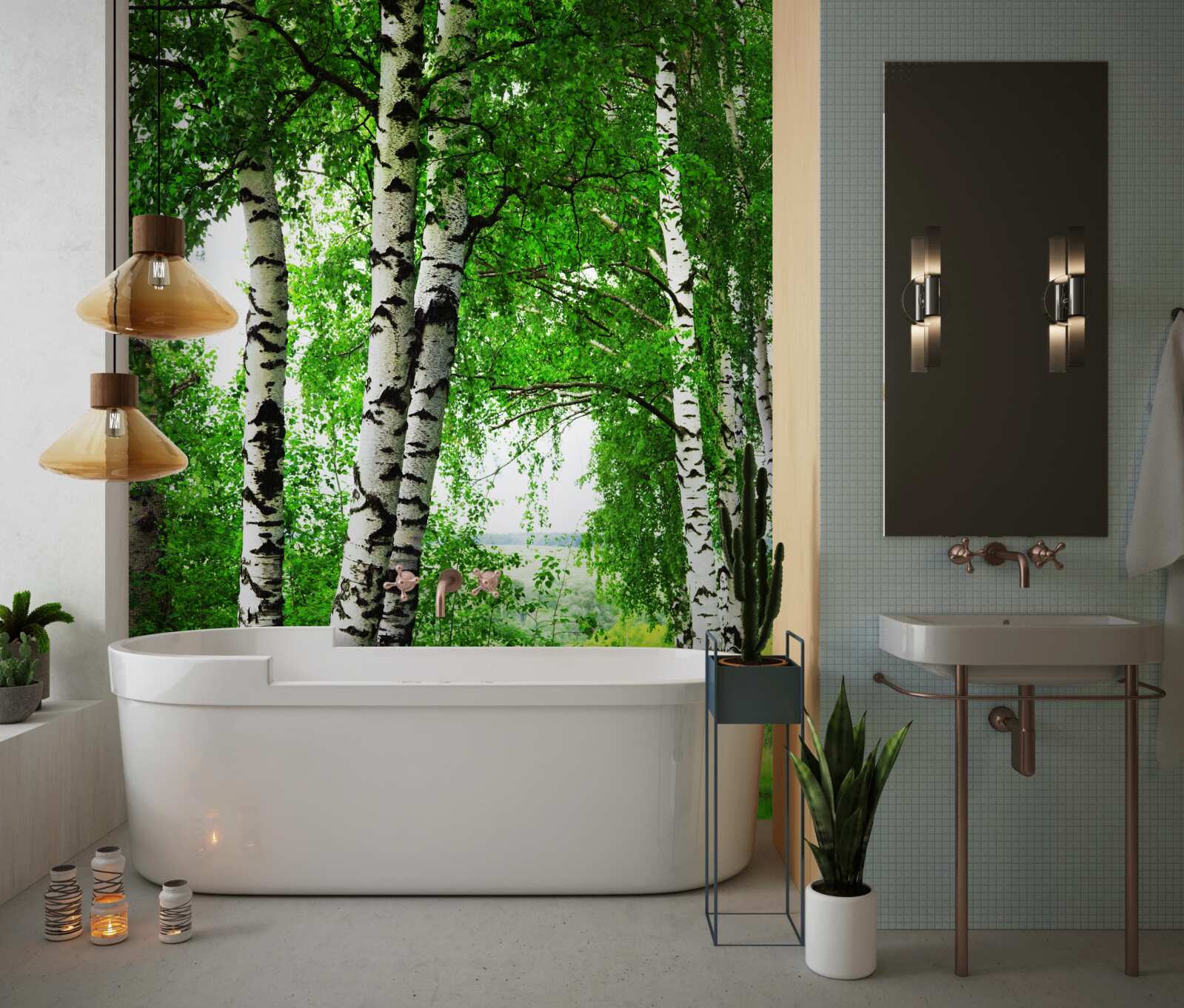 Fototapeta brezový háj na čistinke