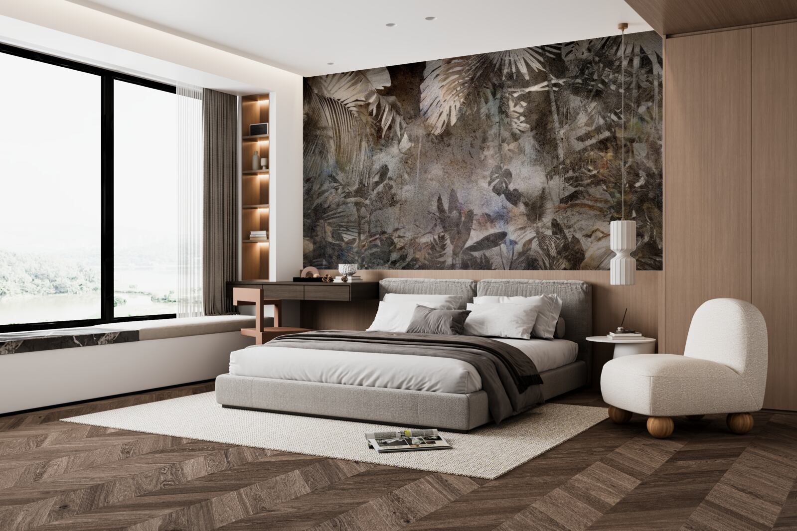 Fototapeta pozadie listov