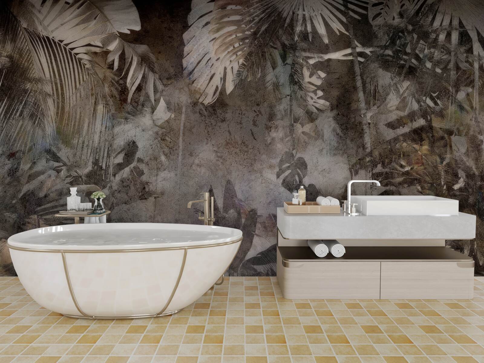 Fototapeta pozadie listov