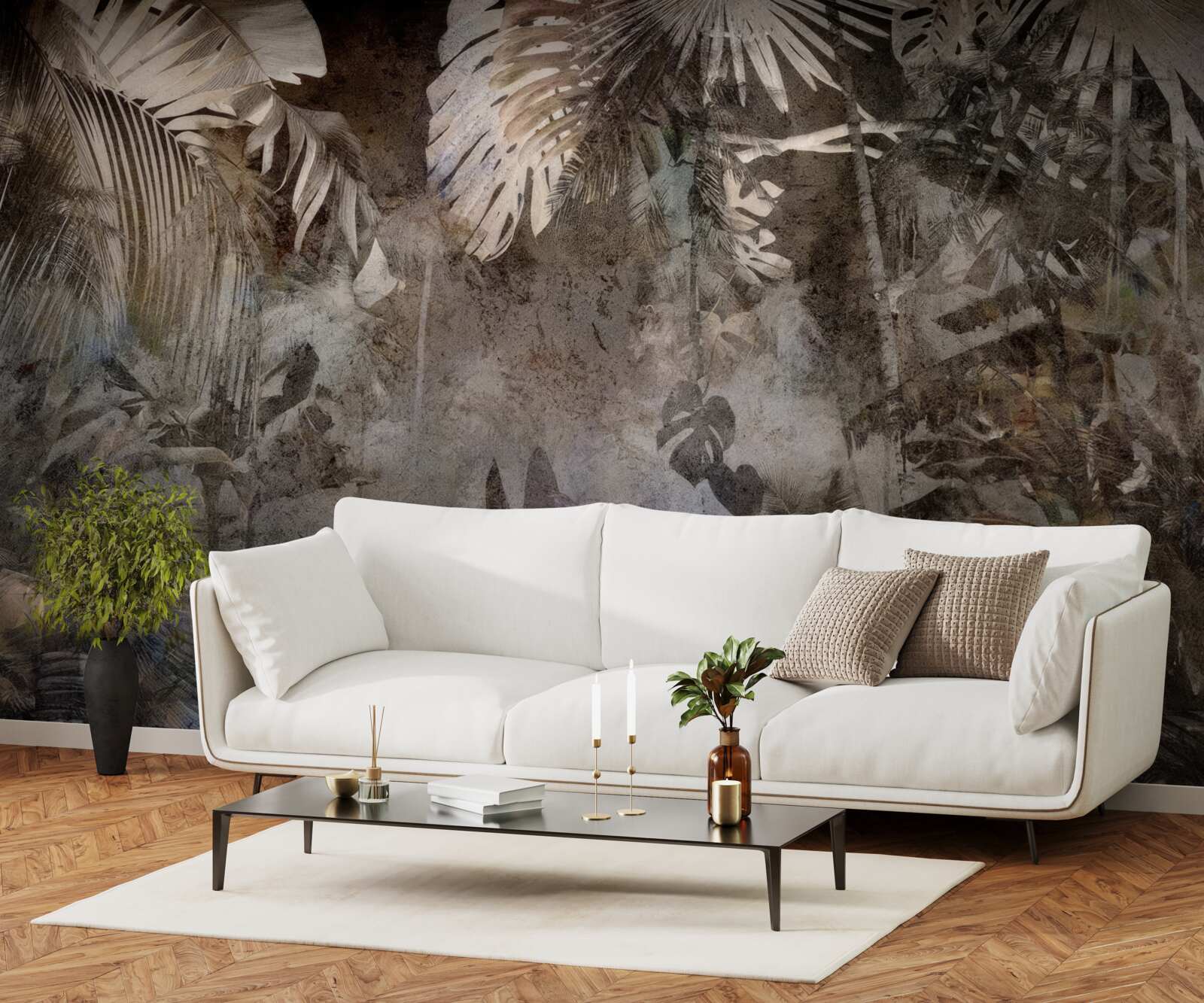 Fototapeta pozadie listov