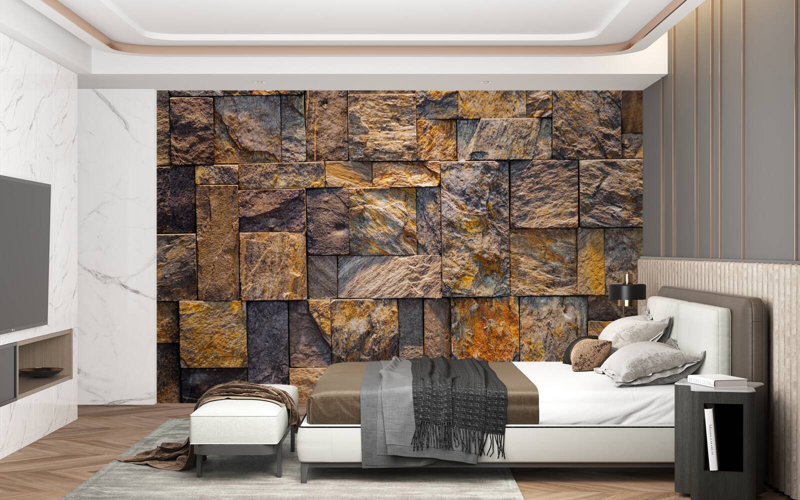 Fototapeta figúrky vo forme obdĺžnikov a štvorcov rôznych veľkostí