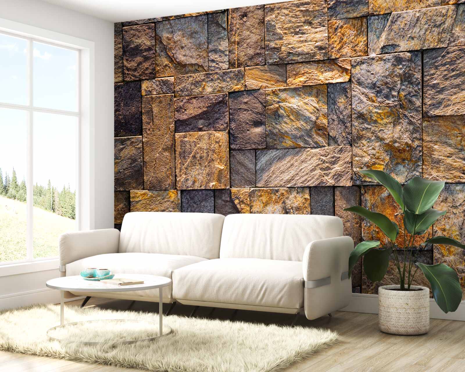 Fototapeta figúrky vo forme obdĺžnikov a štvorcov rôznych veľkostí