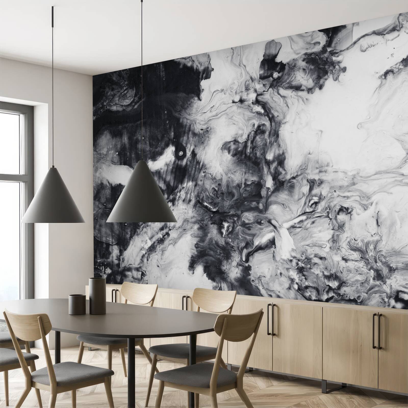 Fototapeta rozmazané monochromatické odtiene