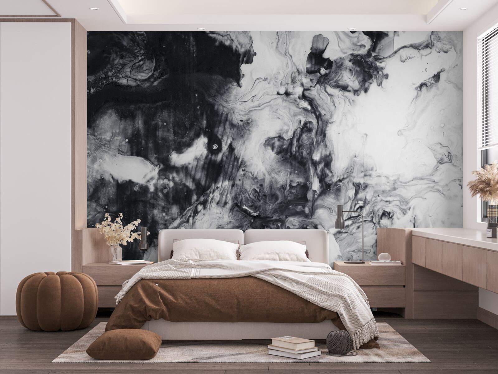 Fototapeta rozmazané monochromatické odtiene