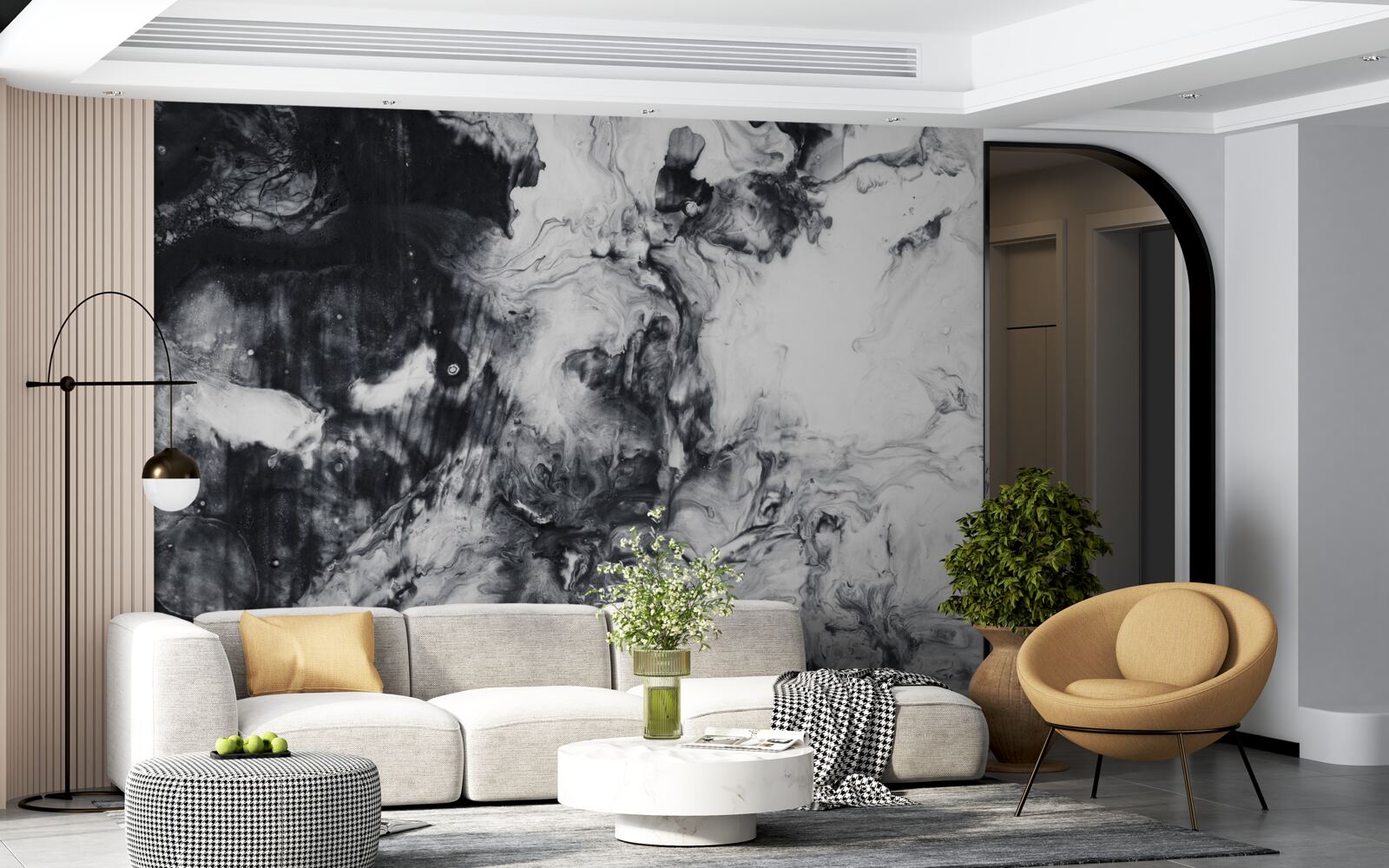 Fototapeta rozmazané monochromatické odtiene