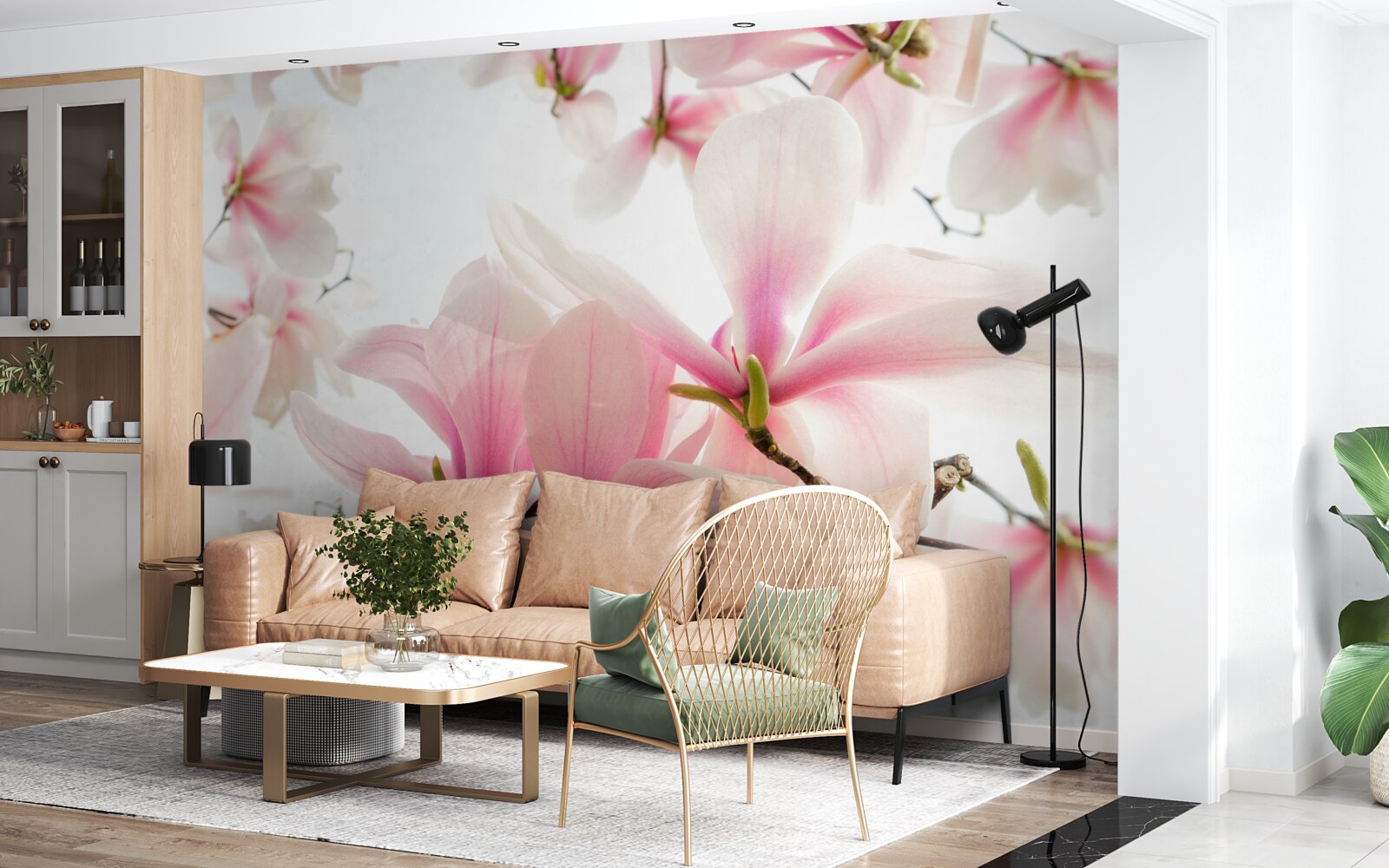 Fototapeta kvitnúce magnólie