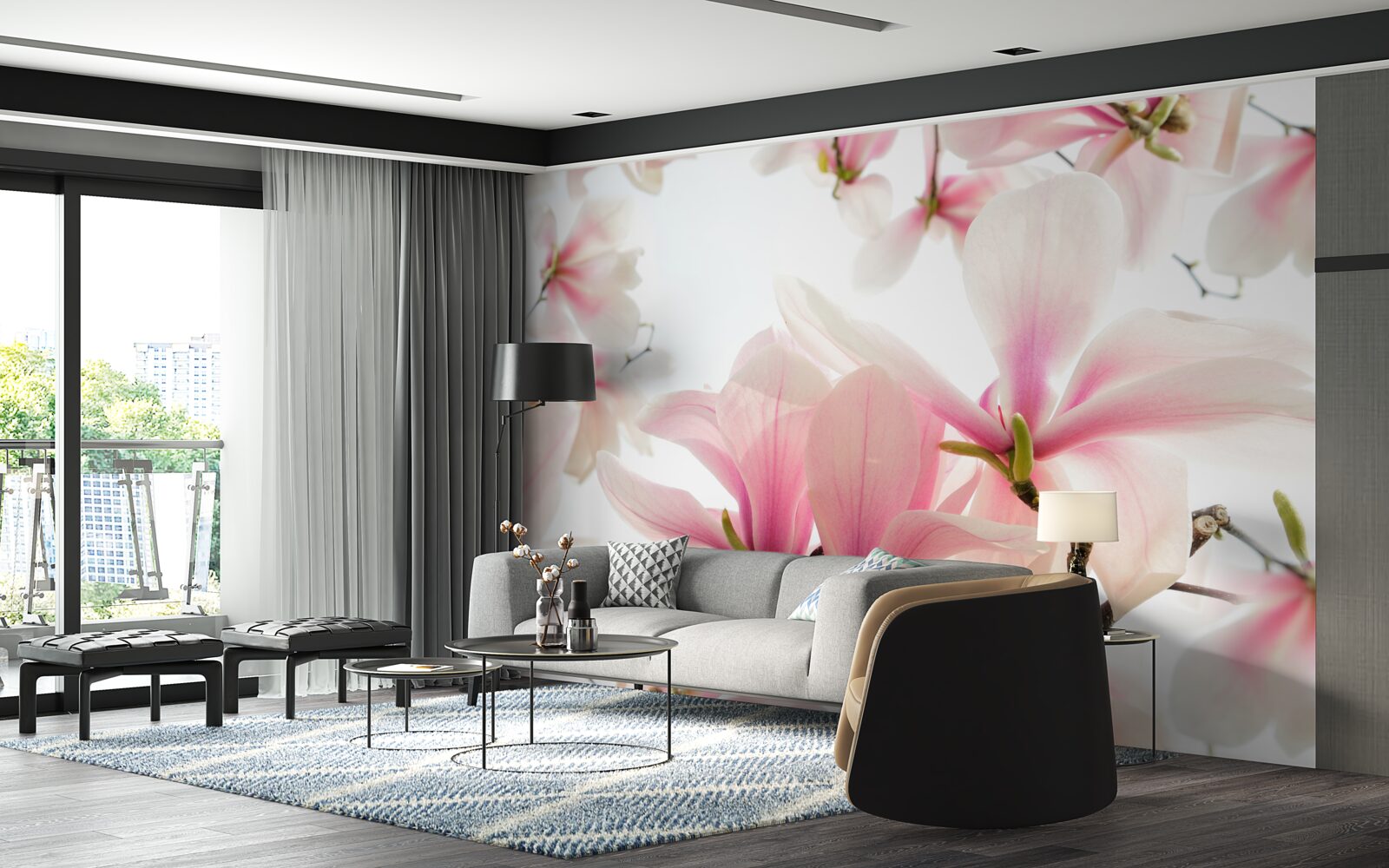 Fototapeta kvitnúce magnólie