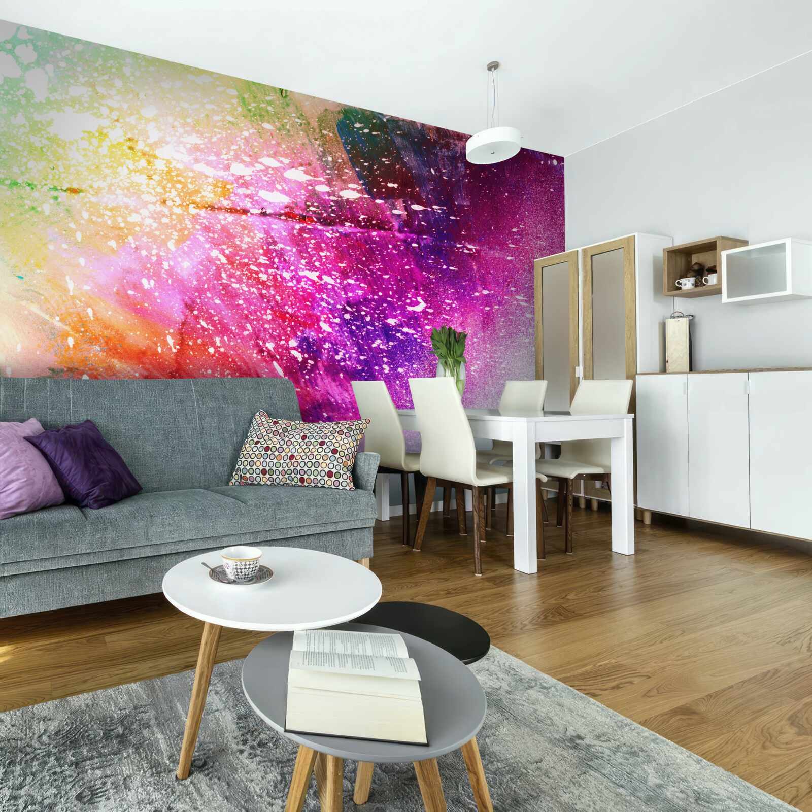 Fototapeta pozadie s bohatými a živými farbami