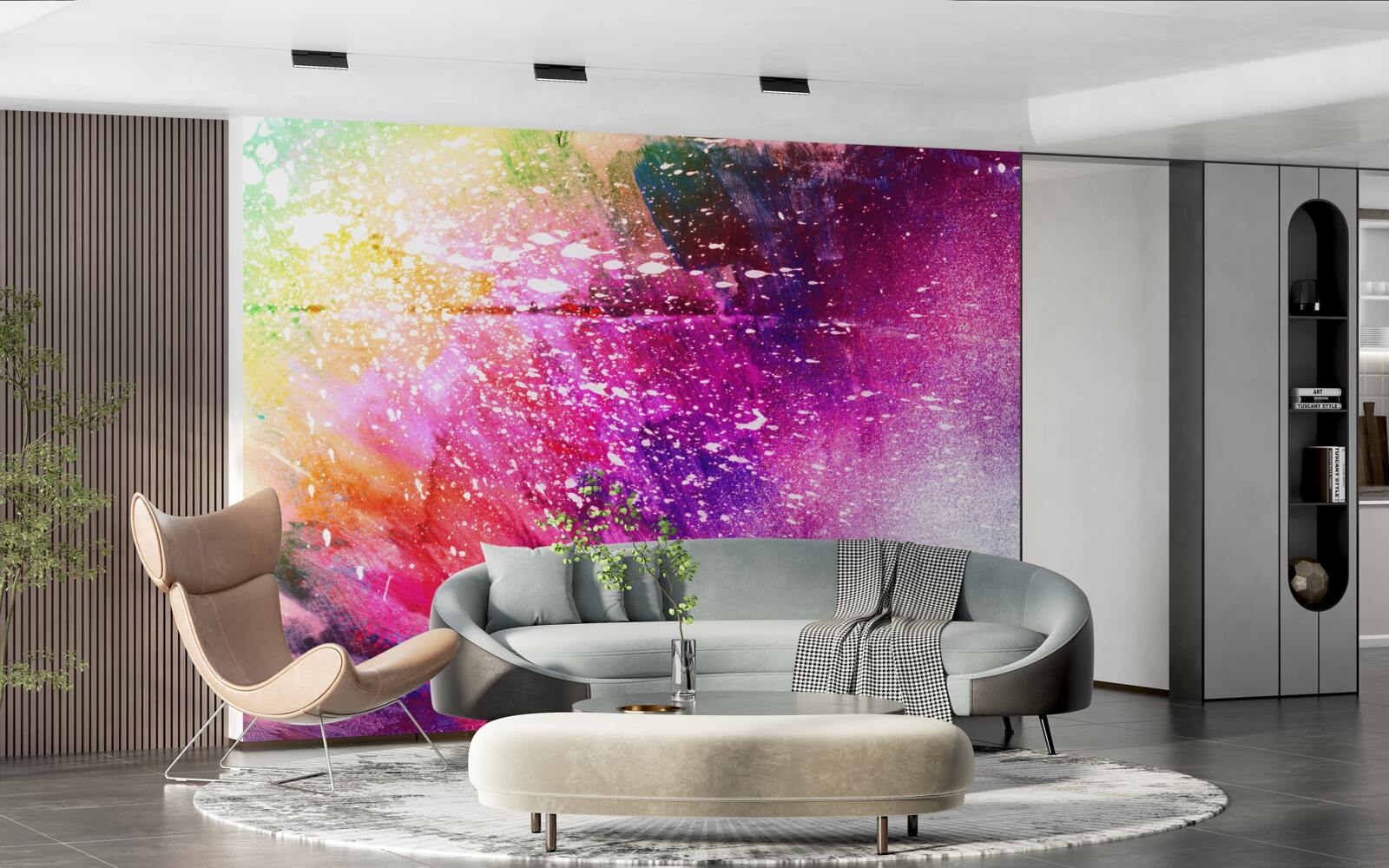 Fototapeta pozadie s bohatými a živými farbami