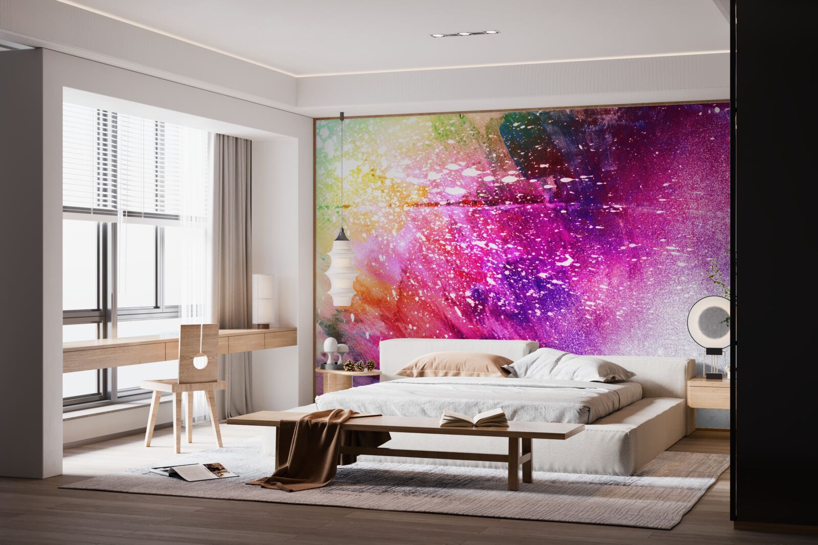 Fototapeta pozadie s bohatými a živými farbami