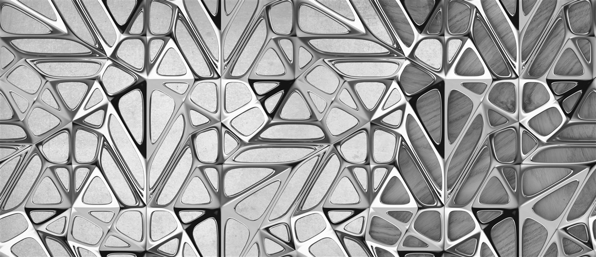 Fototapeta šedá kovová abstrakcia