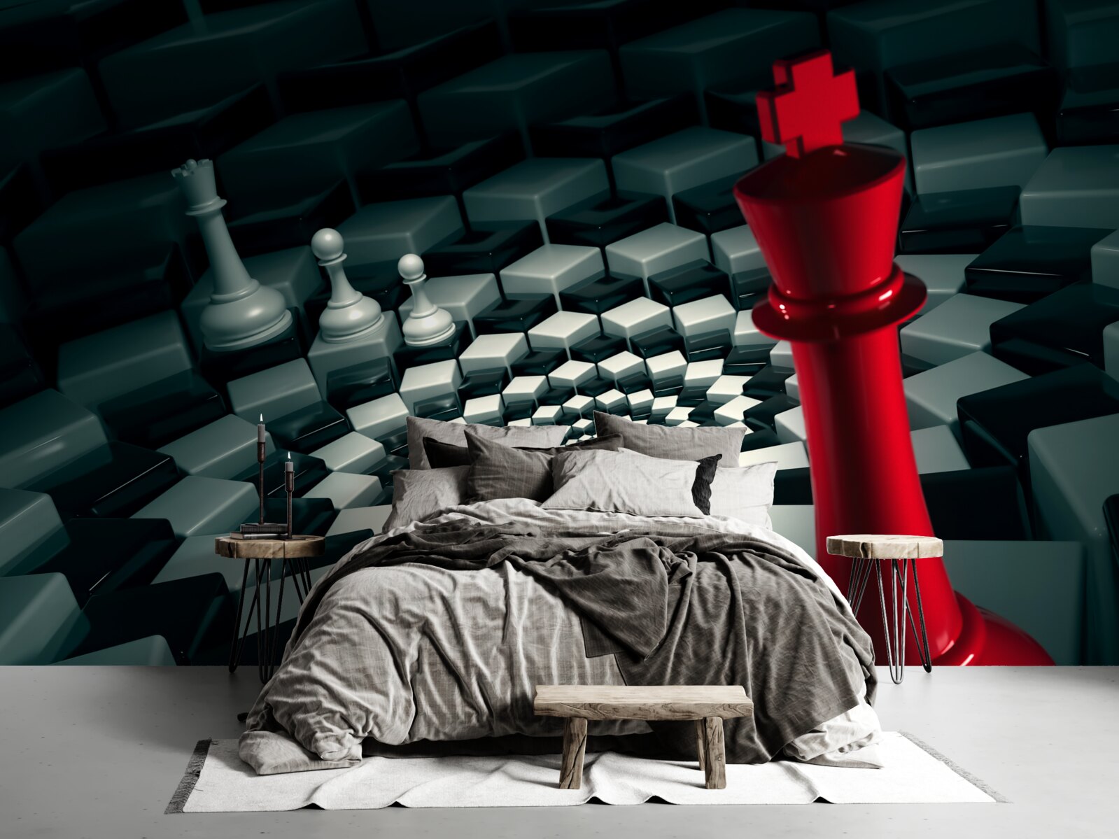 Fototapeta veľké šachové figúrky