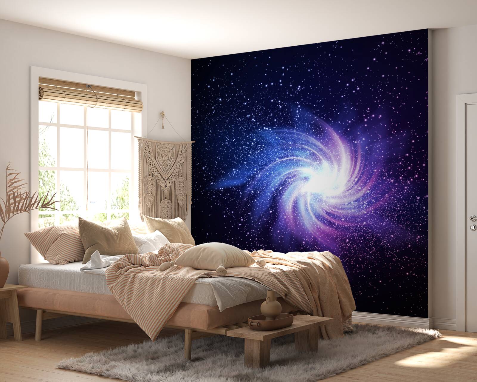 Fototapeta vír vo vesmíre medzi hviezdami