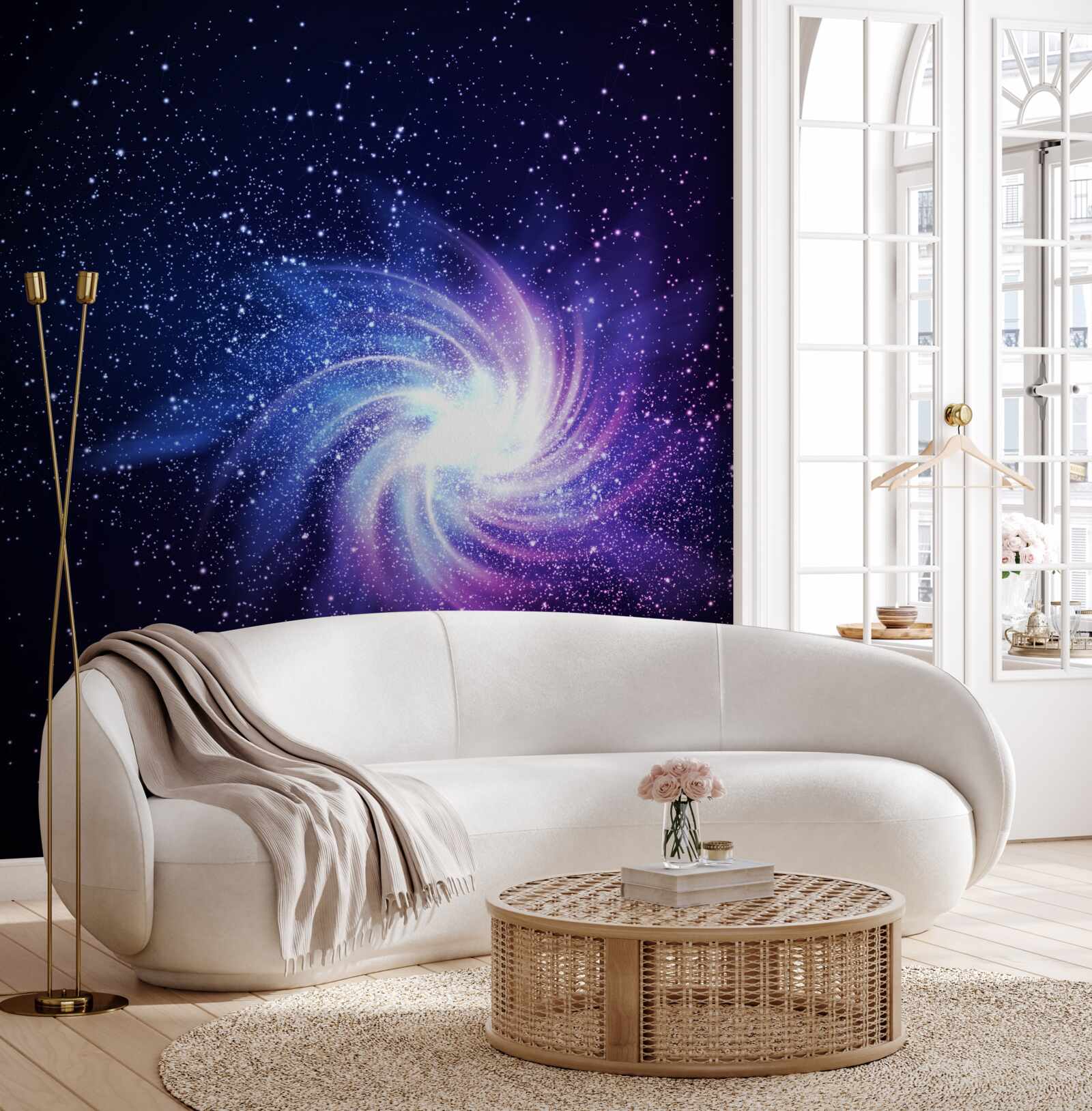 Fototapeta vír vo vesmíre medzi hviezdami