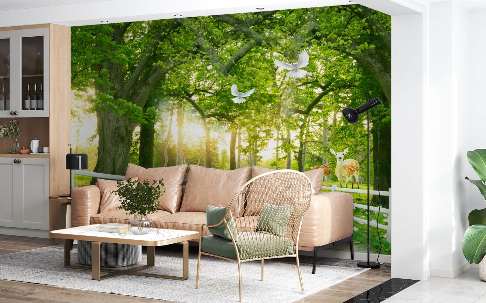 Fototapeta cesta na romantické prechádzky