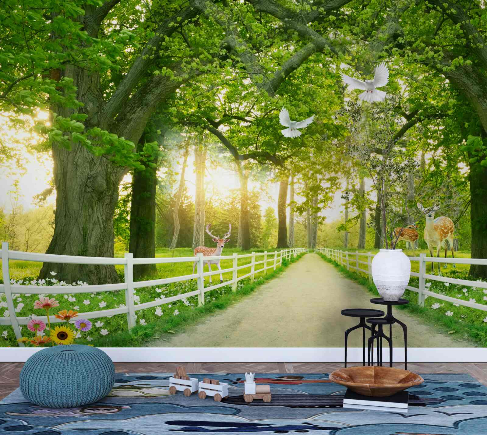 Fototapeta cesta na romantické prechádzky