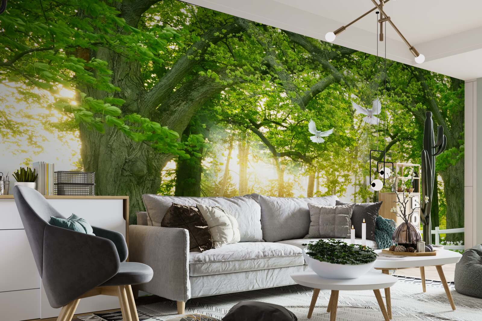 Fototapeta cesta na romantické prechádzky