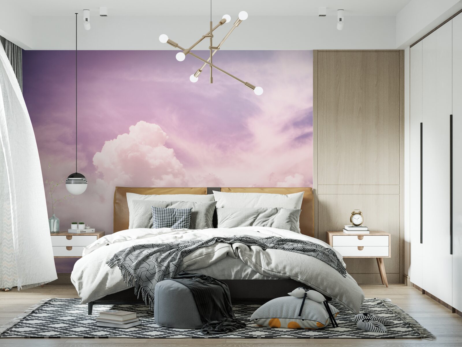 Fototapeta mäkká obloha s oblakmi