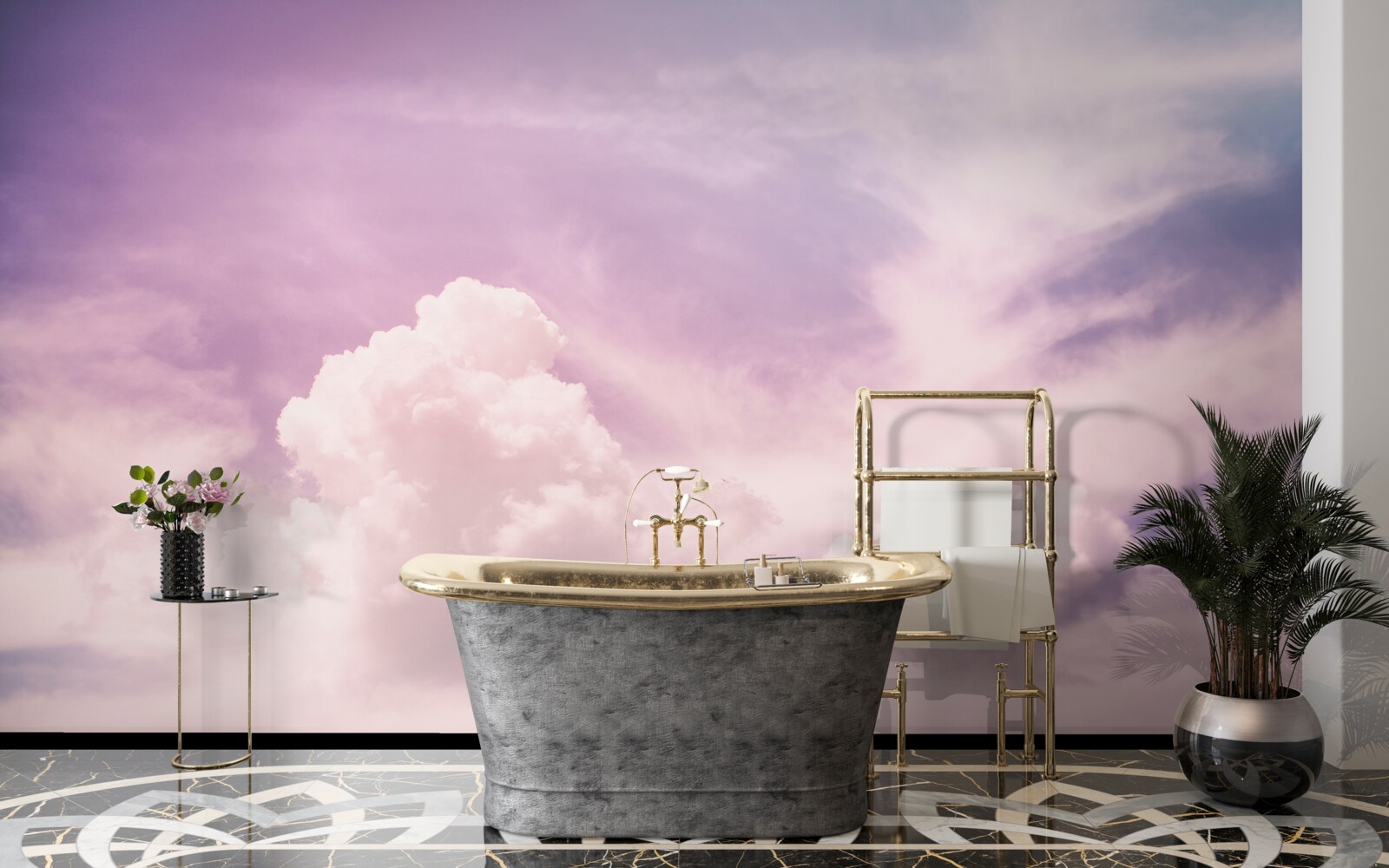 Fototapeta mäkká obloha s oblakmi