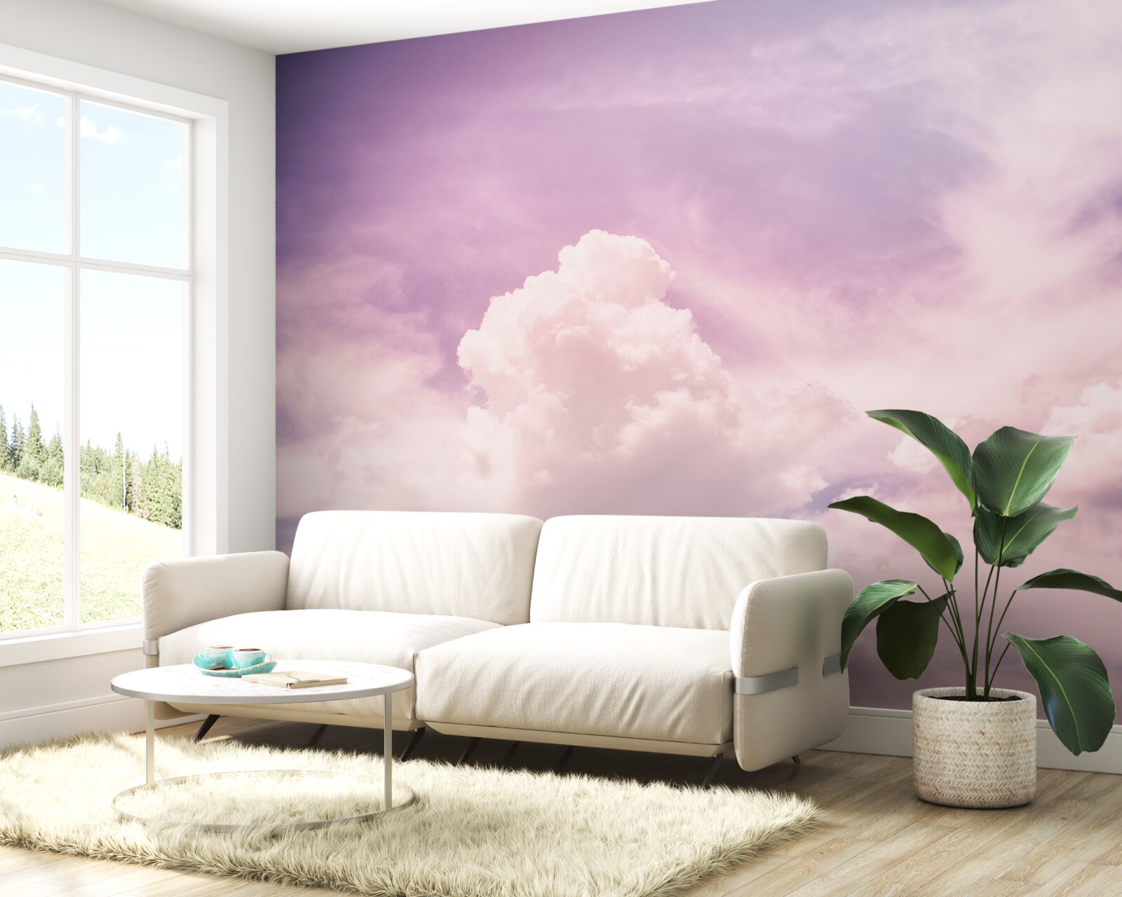 Fototapeta mäkká obloha s oblakmi