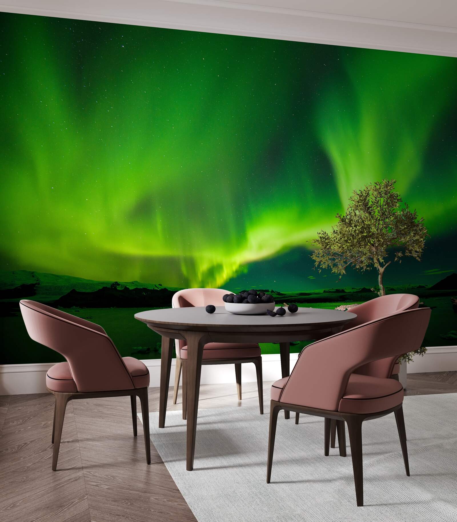 Fototapeta podmanivo veľkolepá polárna žiara