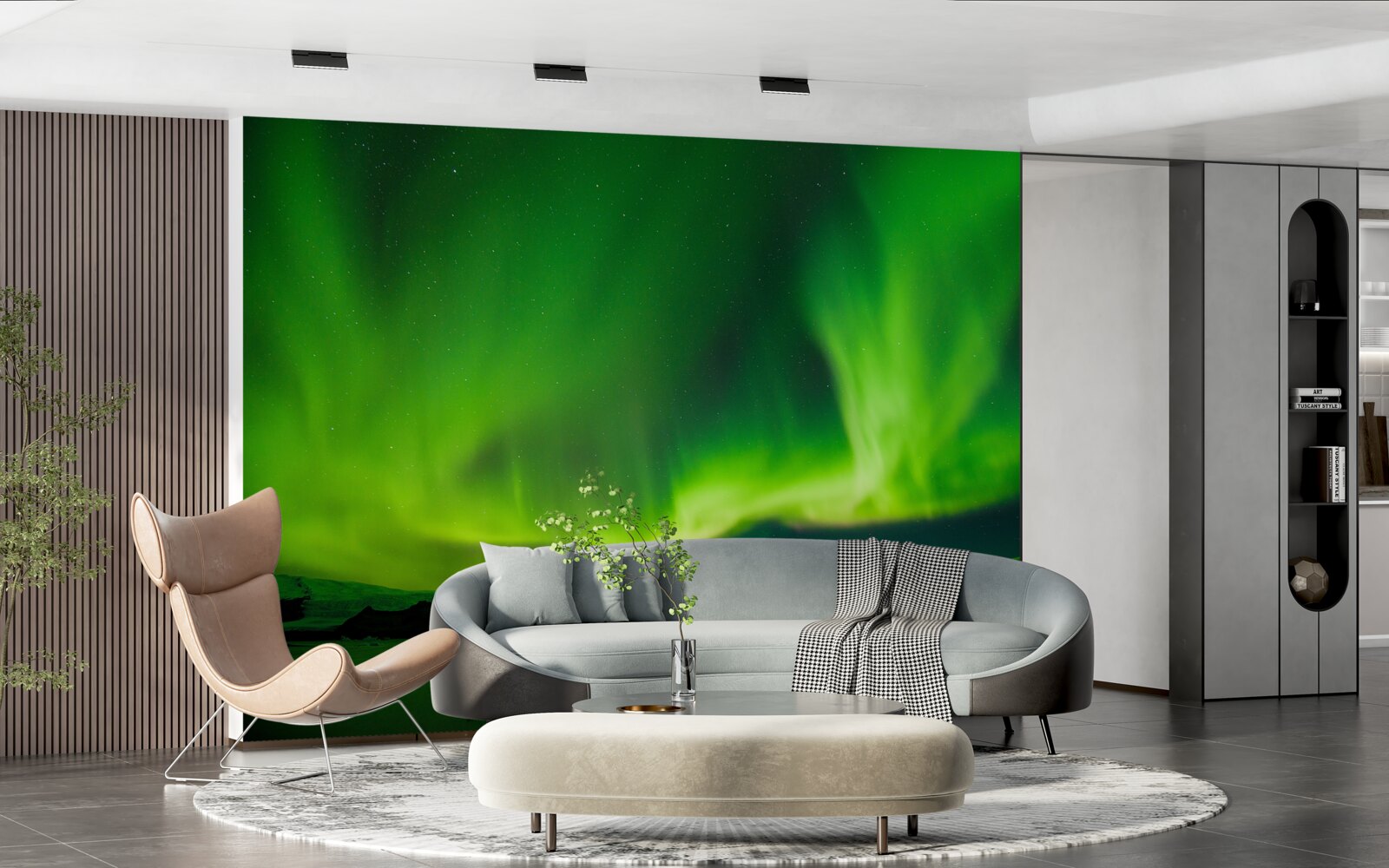 Fototapeta podmanivo veľkolepá polárna žiara