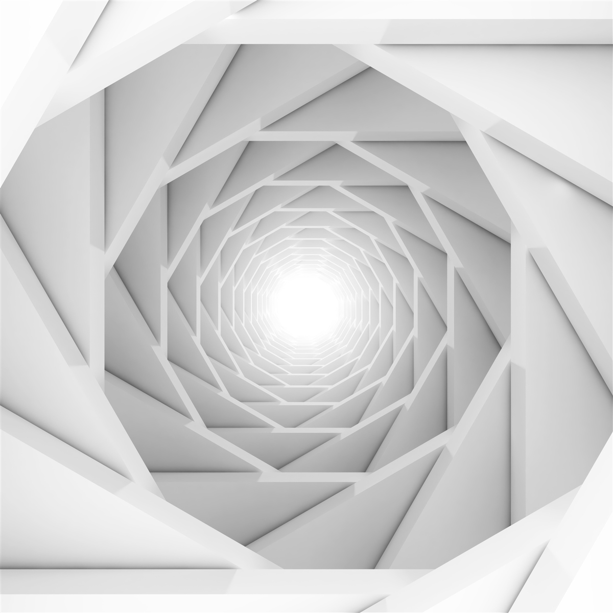 Fototapeta svetlý kľukatý priechod